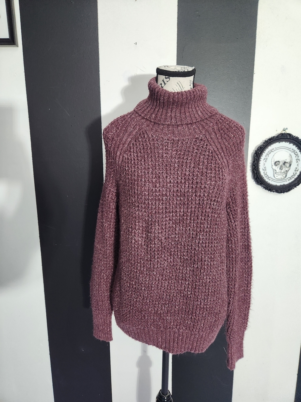 WindRiver Cozy Knit Sweater in Plum